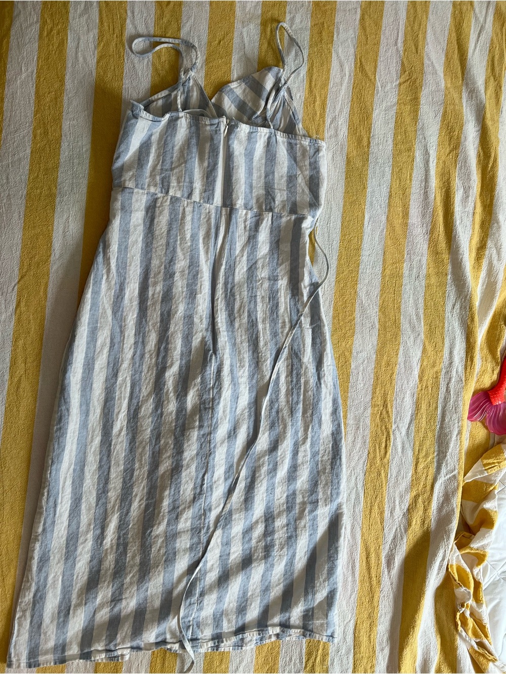 Blue and White Stripe dress - Picture 6 of 6